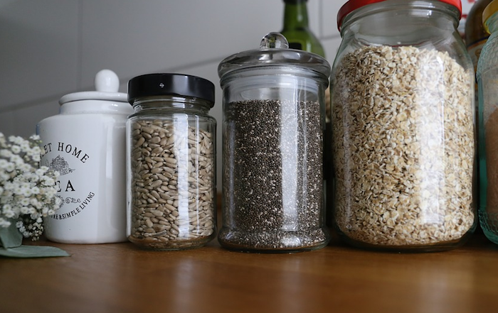 How we recycle at Recycled Mats - Store food in glass jars